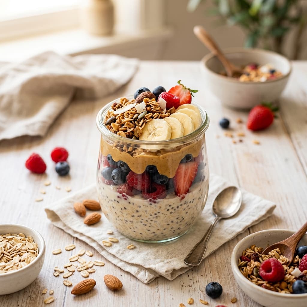 Healthy overnight oats